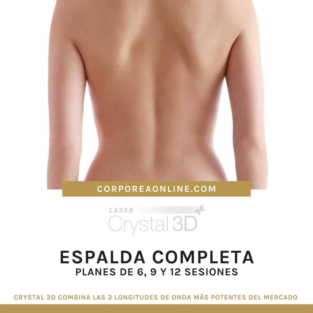 Depilación láser de espalda completa Corporea OnLine