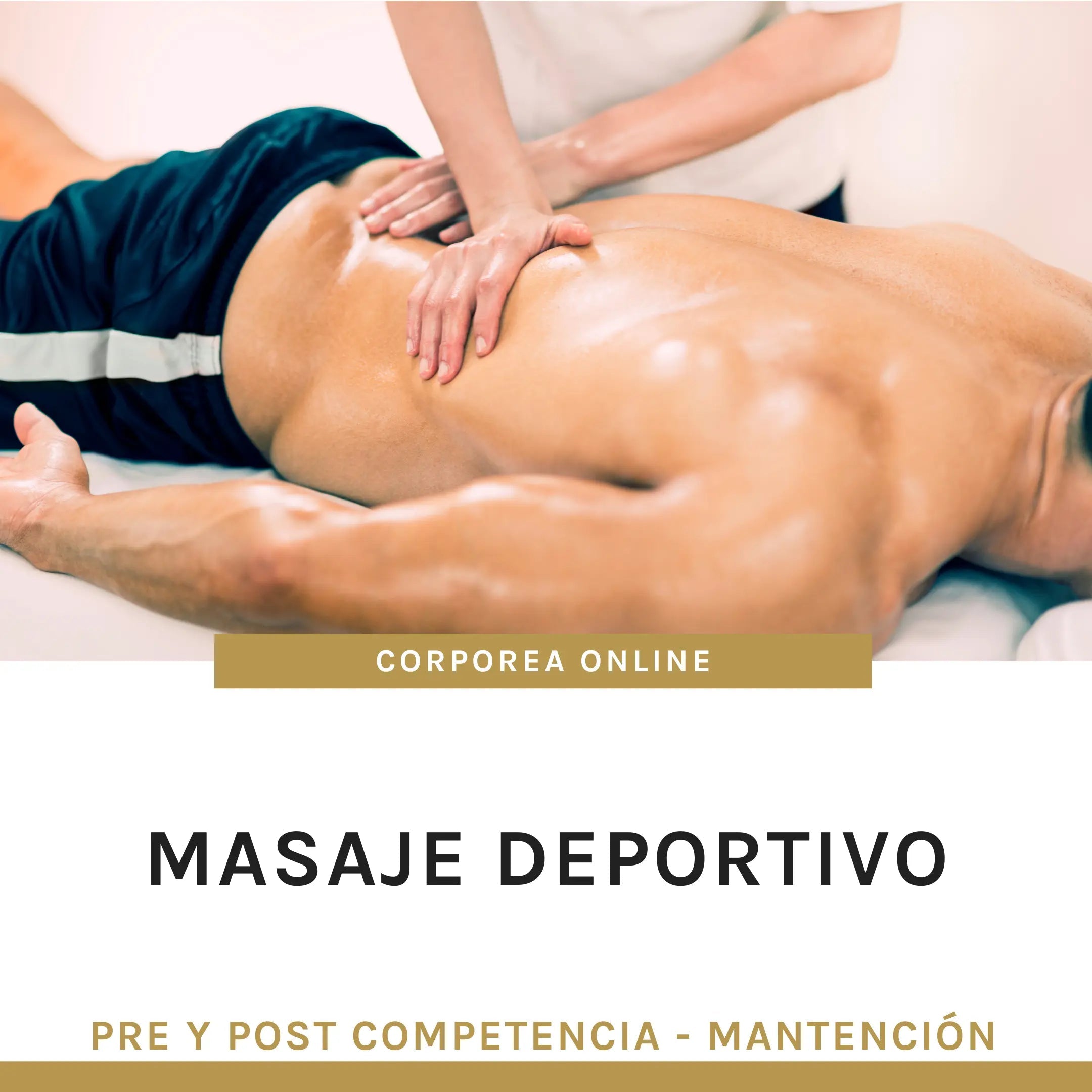 Masaje deportivo Corporea OnLine – Clínica Corpórea
