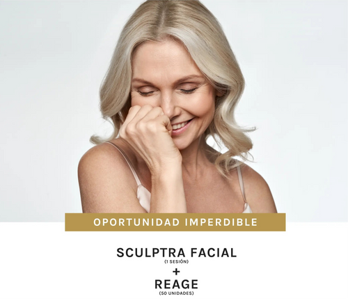 SCULPTRA FACIAL MAS TOXINA BOTULINICA REAGE