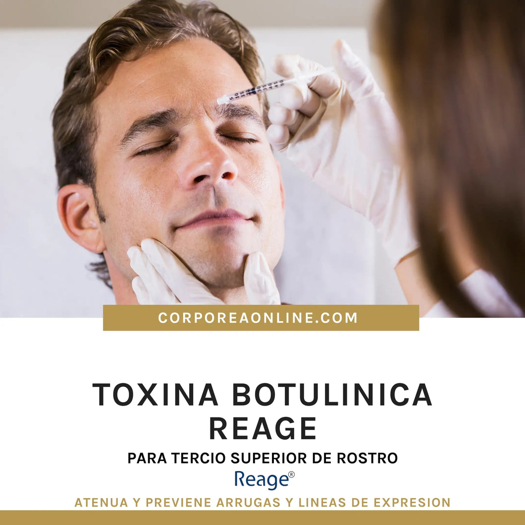 Reage Botox Primera Sesión Reage · Experiencia de Bienvenida – Clínica Corpórea